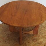 Nielson-stamped solid teak coffee table