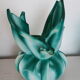 Vase vintage 1960 résine pliée Les Exclarares