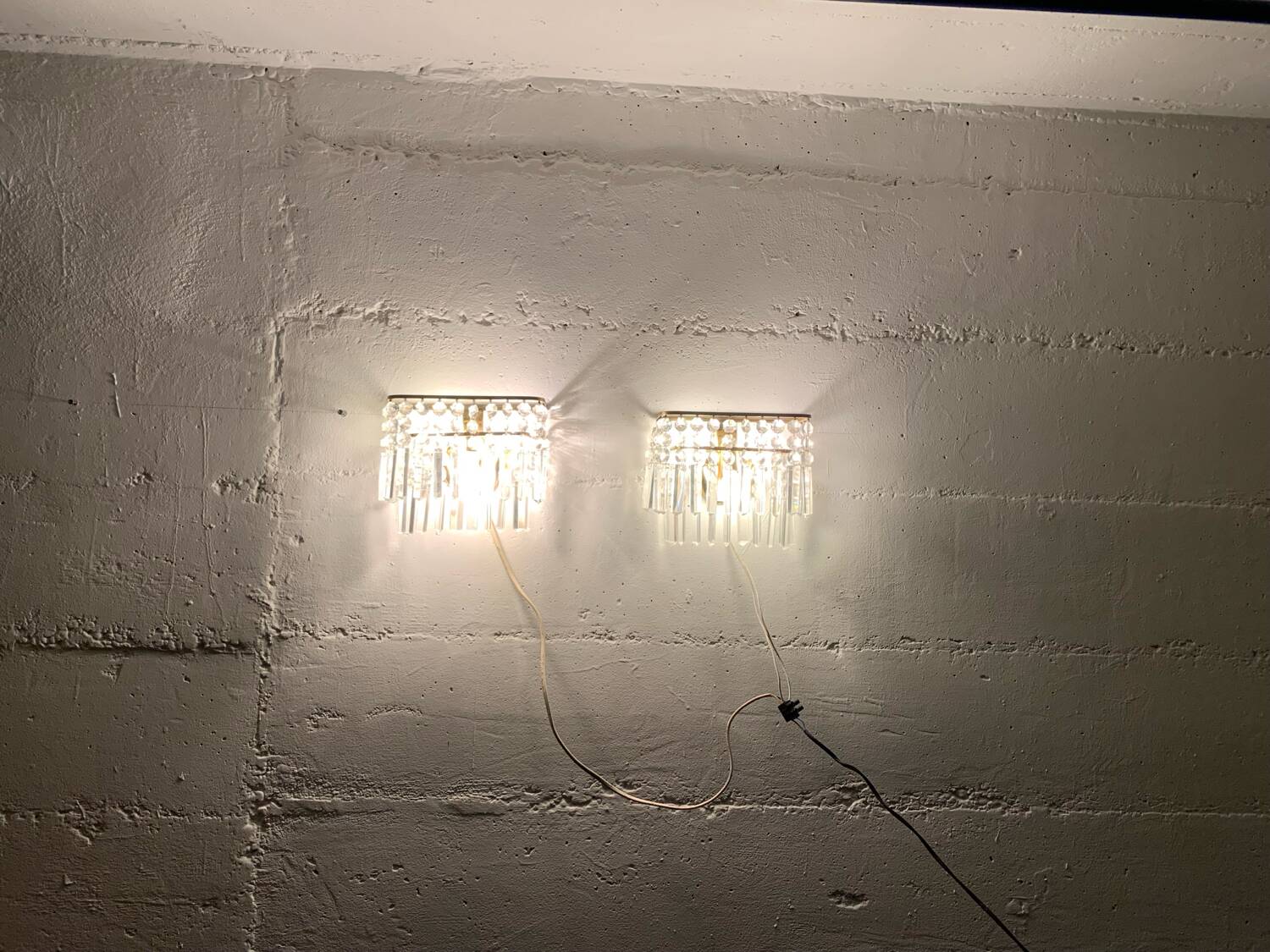 Austrian crystal sconces