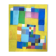 Abstract yellow painting