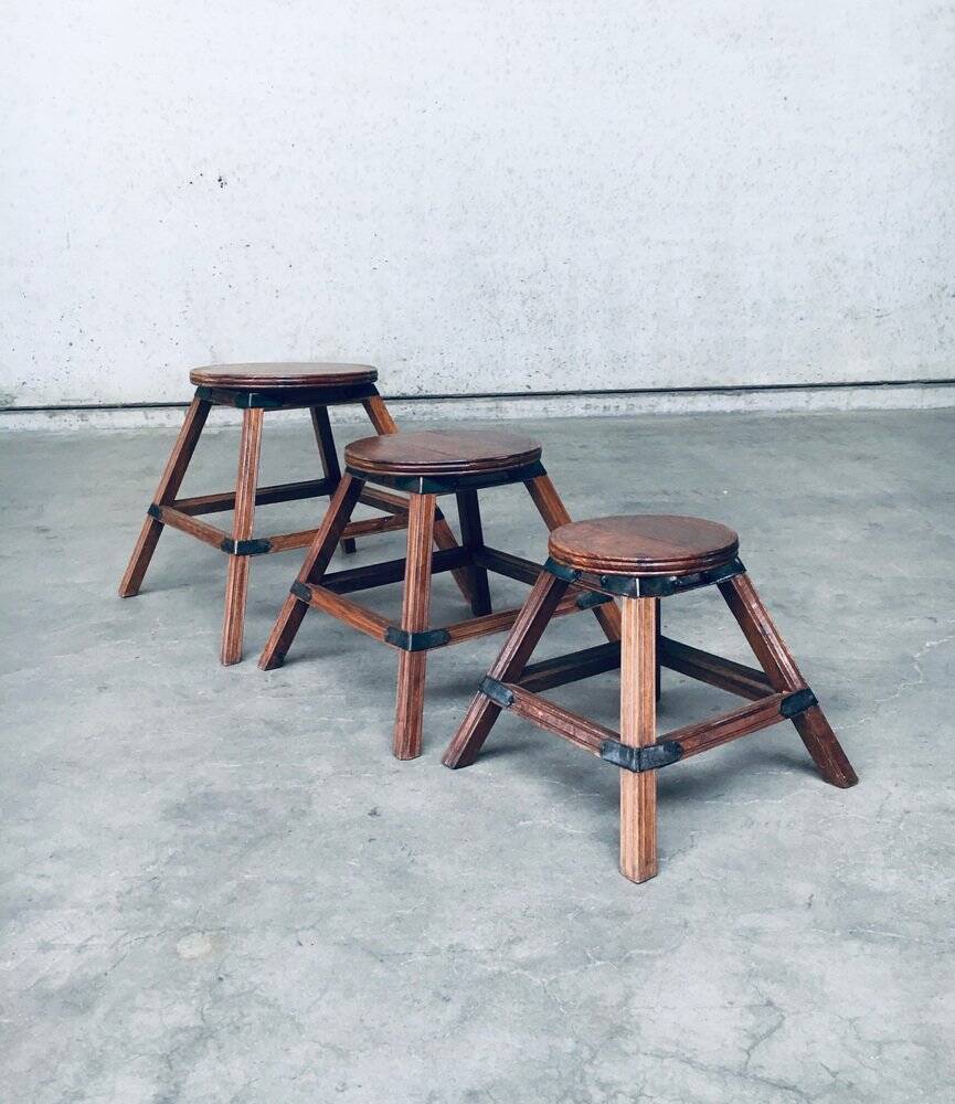 Wabi Sabi Nesting Tables, France, 1950s, Set of 3