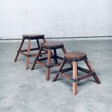 Wabi Sabi Nesting Tables, France, 1950s, Set of 3