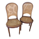 Pair of canes chairs