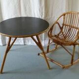 Rattan coffee table