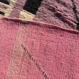 Berbere boujad pink carpet in wool