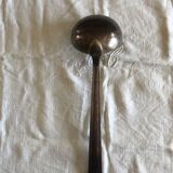 Large silver ladle