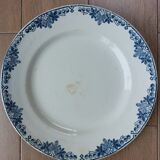 Grand plat de service ancien Longwy