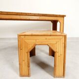 Dressoir console and side table bamboo
