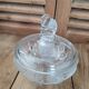 Vintage old swan molded crystal candy