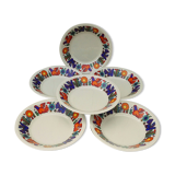 Assiettes creuses porcelaine Villeroy & Boch Acapulco