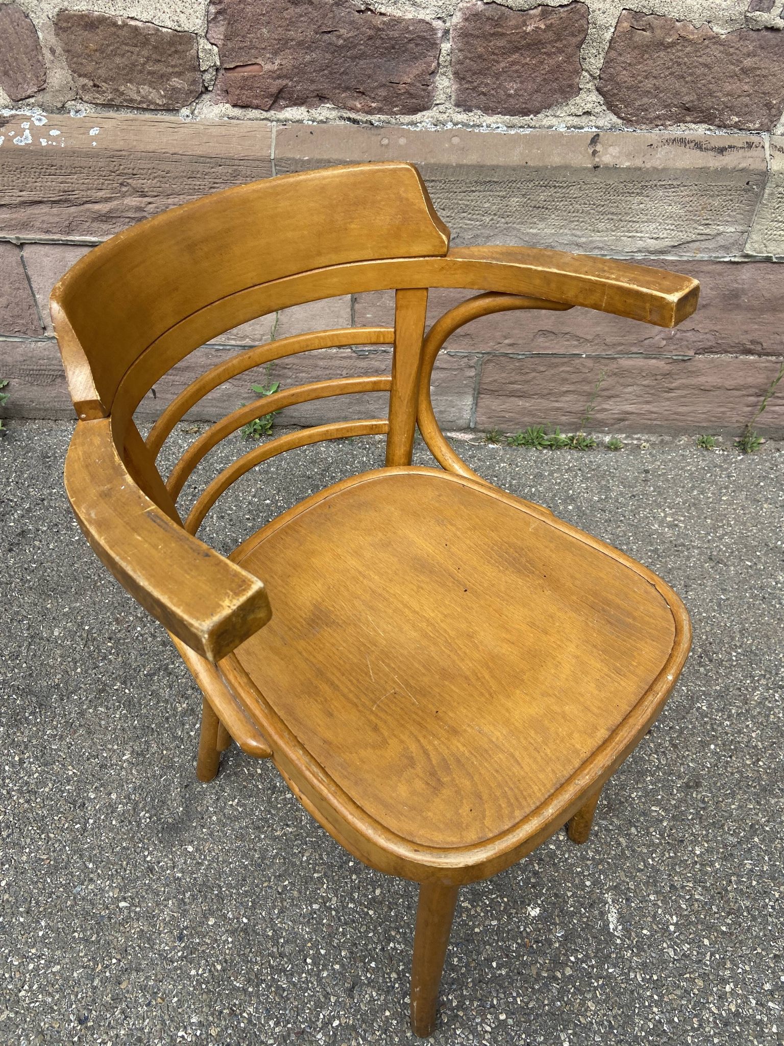 Office chair Curved wood Viennese type