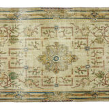 Anatolian handmade vintage rug 257 cm x 165 cm