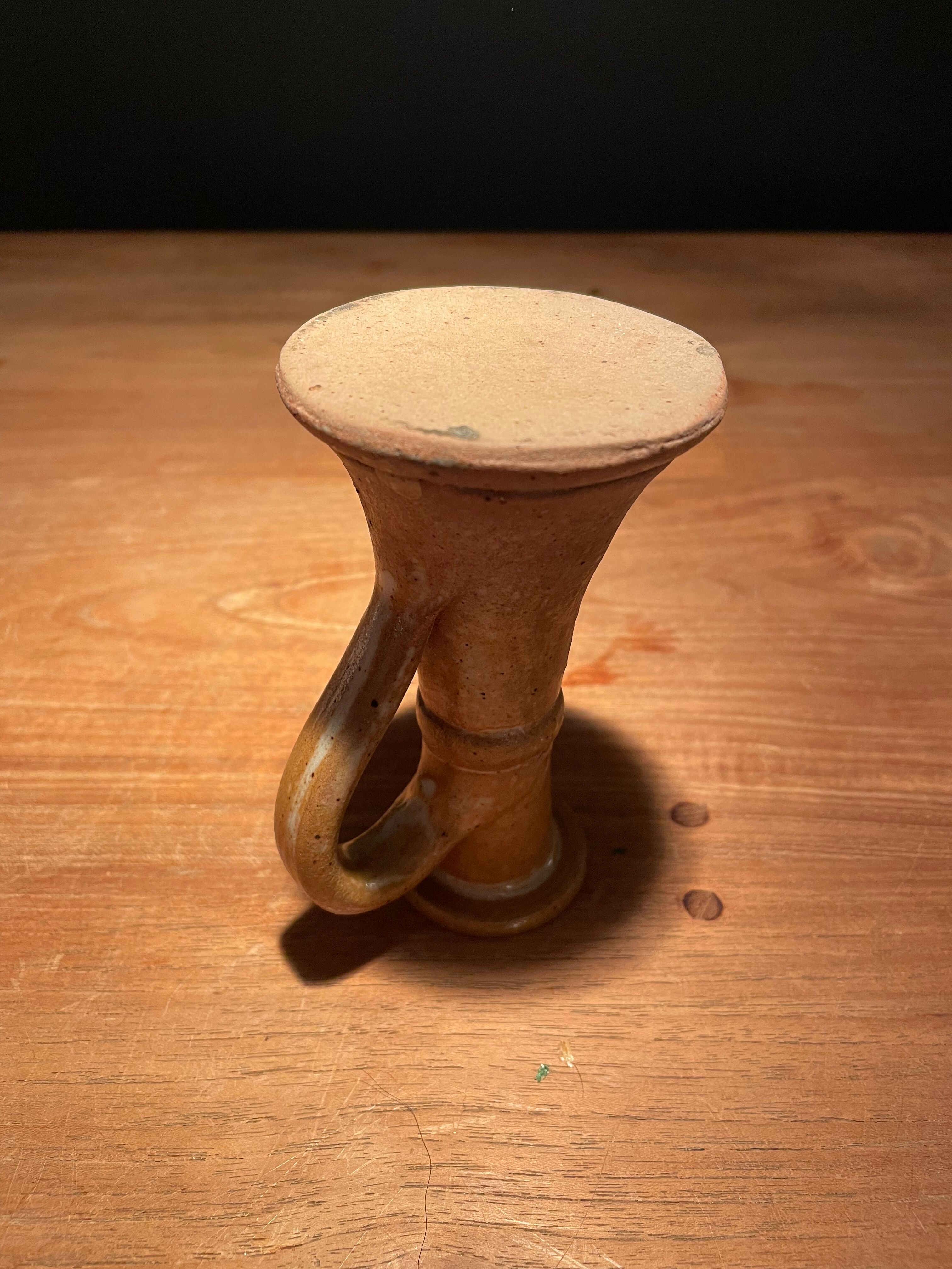 Vintage handle candle holder