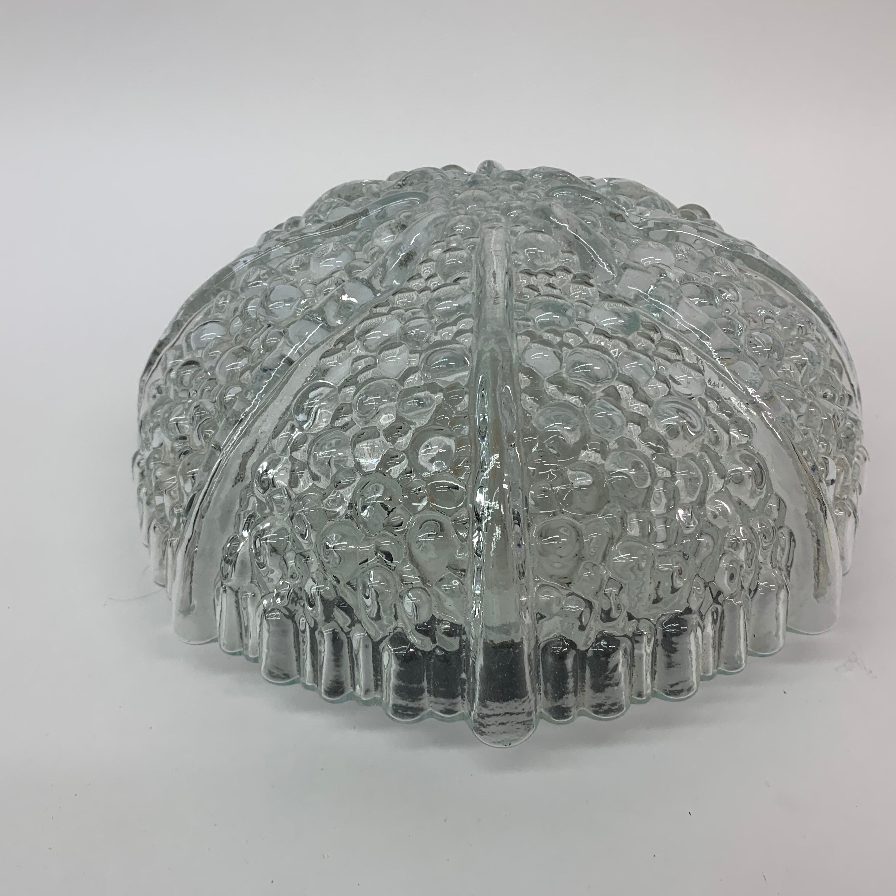 Vintage glass sconce bubble , 1960's