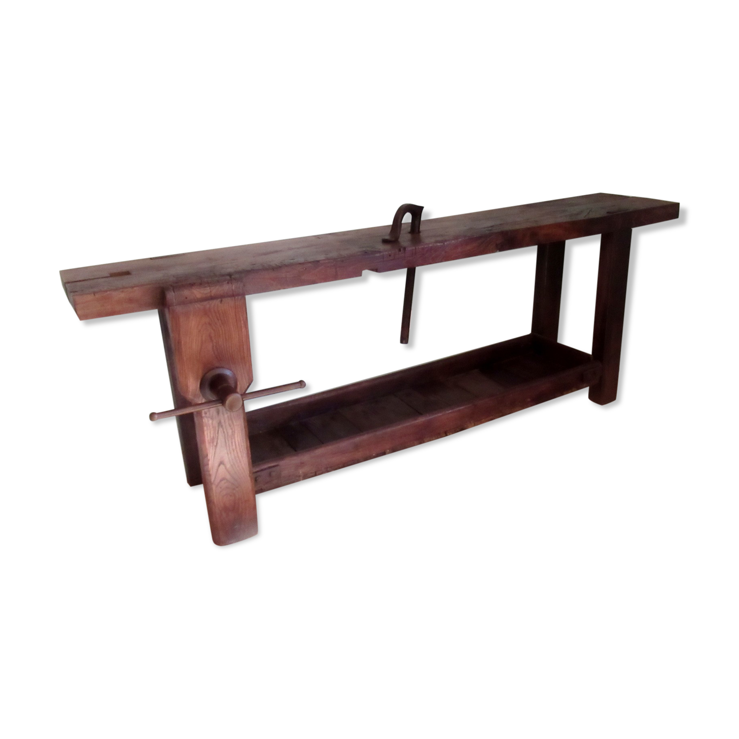 Workbench in oak, beech top