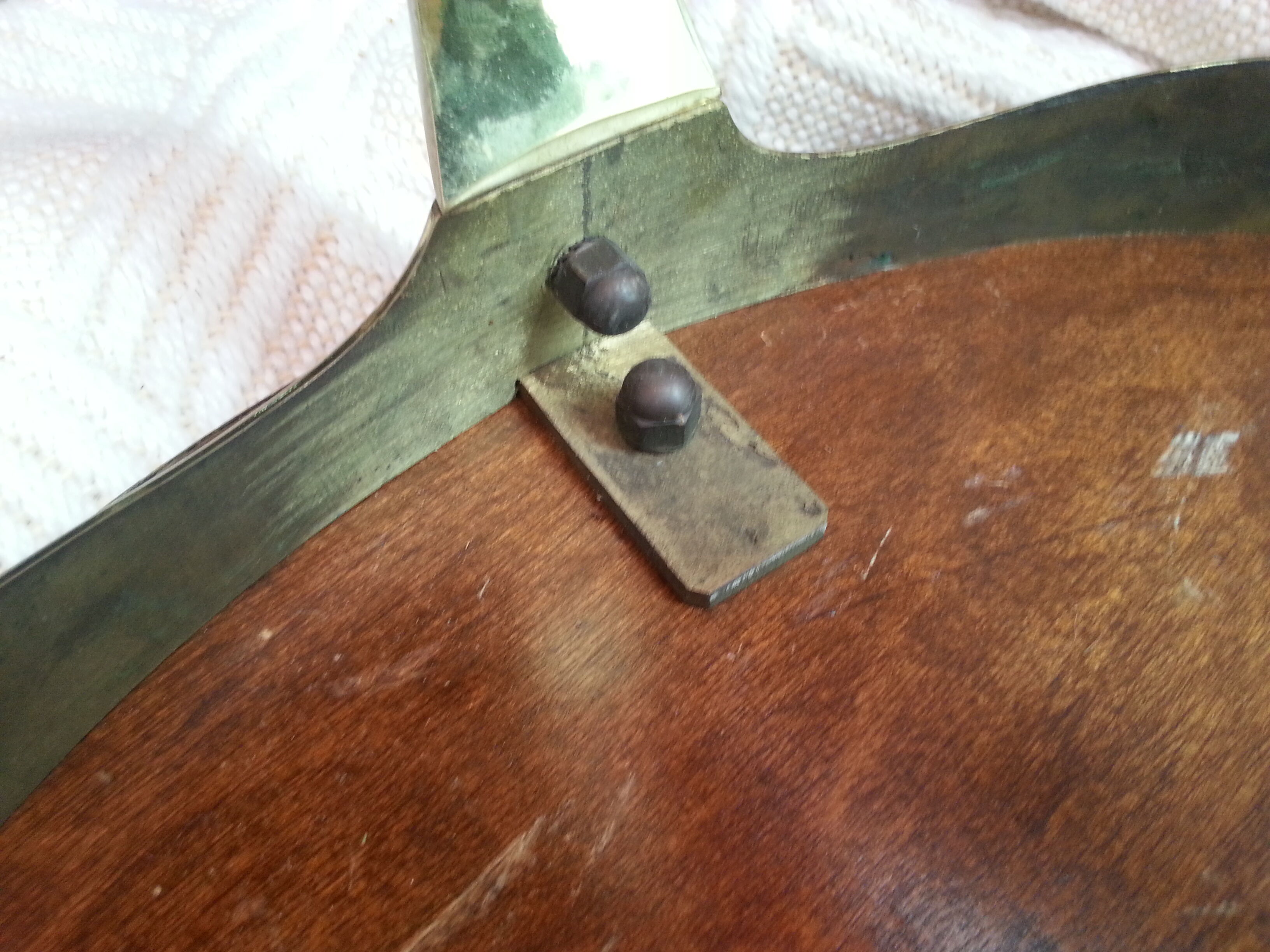Table bass in brass, bronze plate copper 1940/60