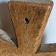 Cutting board in old solid wood
