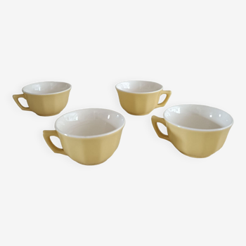 4 tasses Art déco Villeroy et Boch