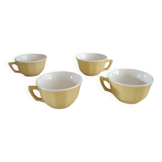 4 tasses Art déco Villeroy et Boch