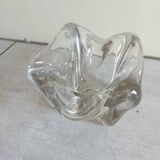 Large crystal cigar ashtray