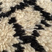 Berber carpet corridor beni ouarain vintage 90×255 cm
