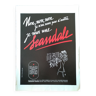 une publicité papier d'époque 1938 : marque scandale femme  gaine  mode