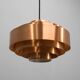 Copper Pendant by Jo Hammerborg for Fog & Morup, 1960s