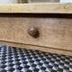 Large antique coffee table in solid wood, farmhouse style – 1 drawer –