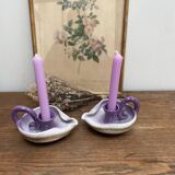Pair of vintage cellar rat candlesticks