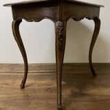 Oak side table from the 19th century