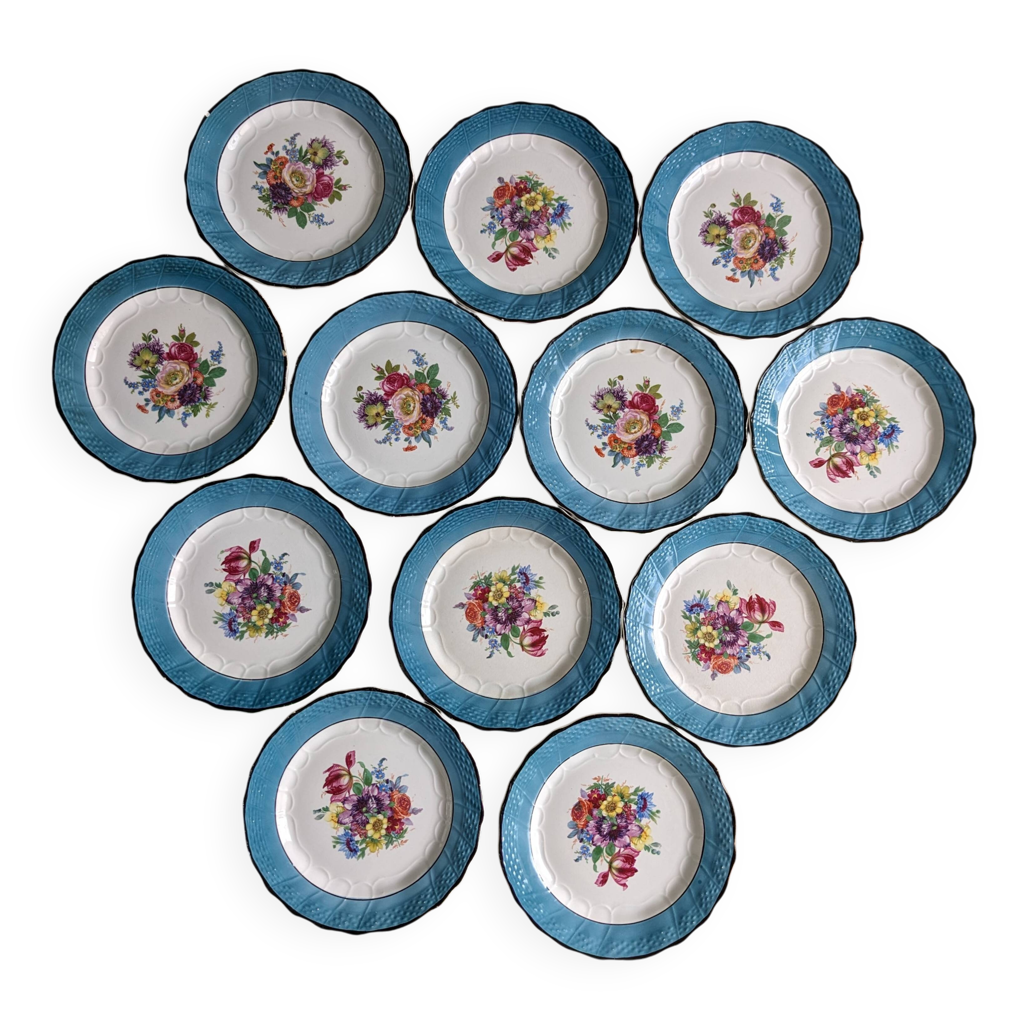 Moulin des Loups Terre de Fer dessert plates