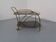 Mid-Century French Brass & Glass Serving Bar Cart, 1960s