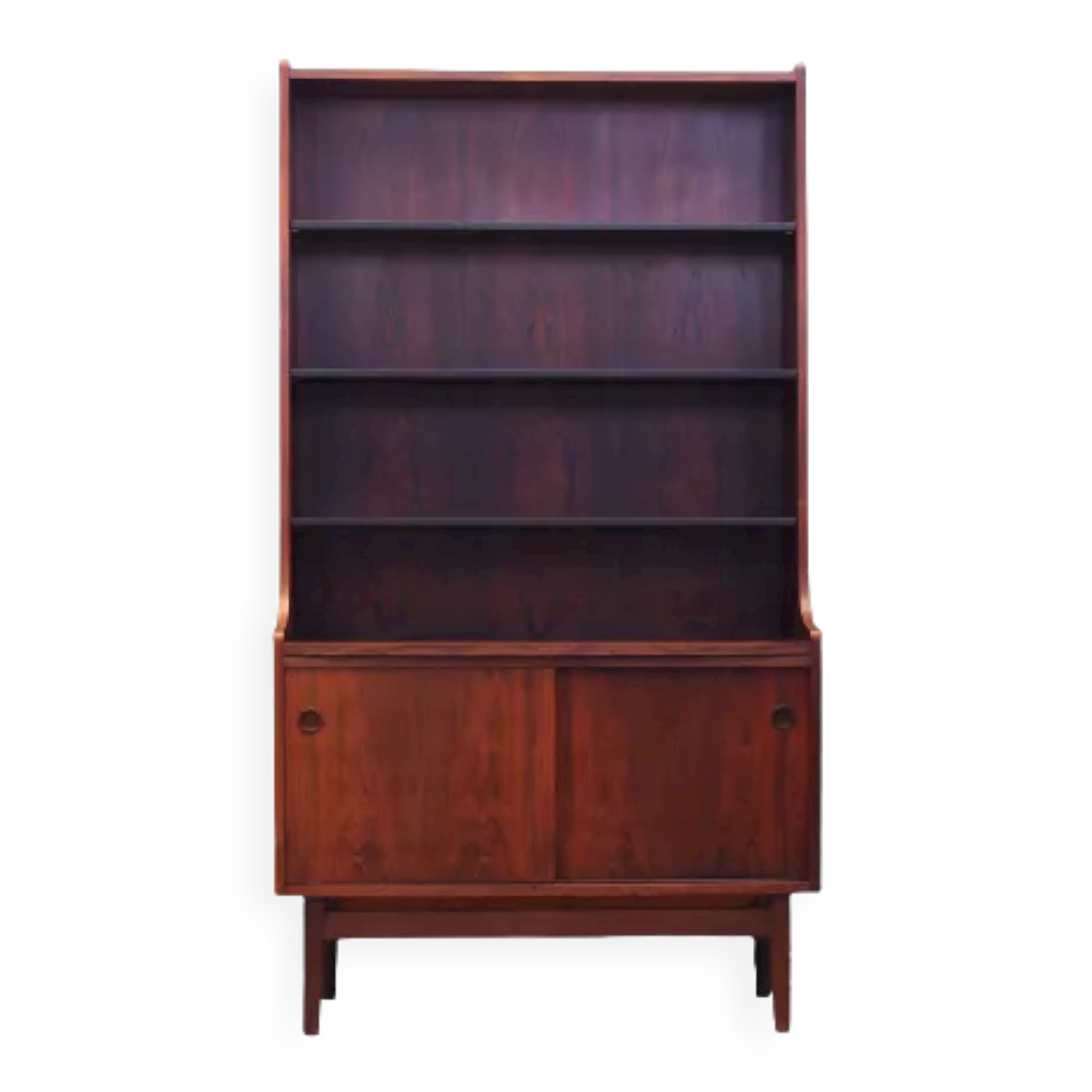 Rosewood bookcase, Danish design, 1960s, designer Johannes Sorth, production Bornholm