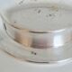 Silver scallop shell butter dish.