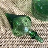 Carafe vintage en vert teinté