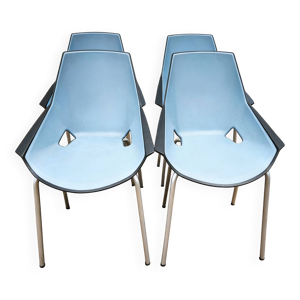 suite de 4 chaises visiteurs