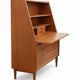 Scandinavian teak secretary, Danish manufacture, 1960s.