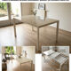 Extendable dining table 'Baron' by Calligaris, glass and metal