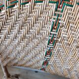 Vintage rattan armchair
