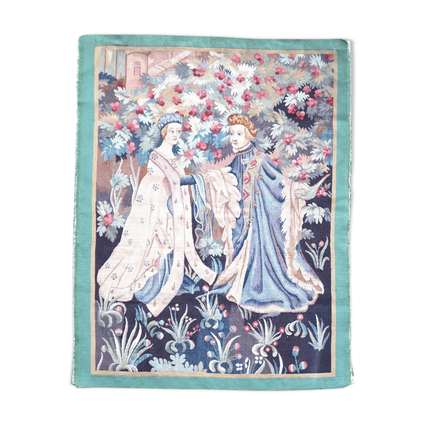 French tapestry Aubusson 1900