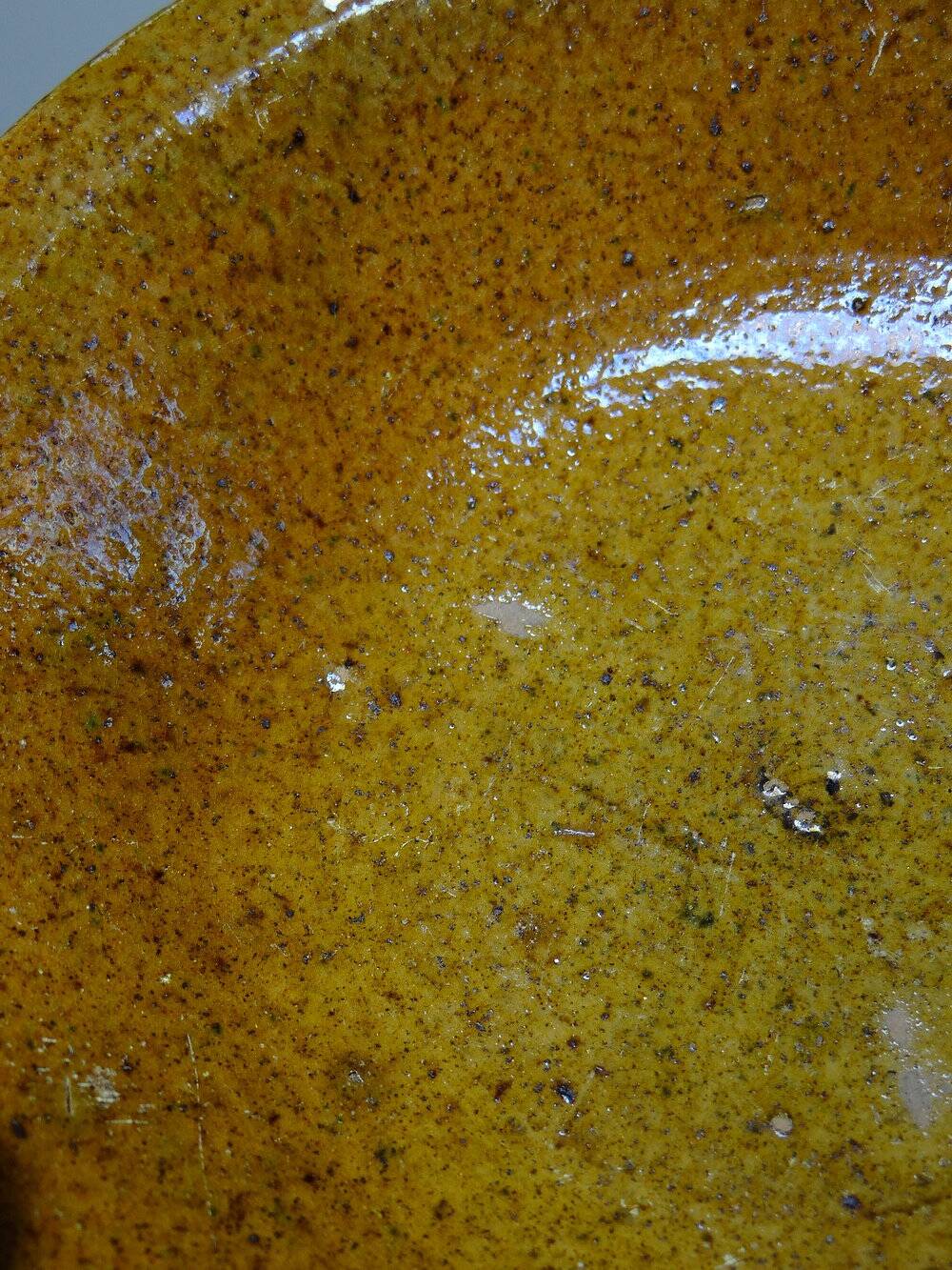 Small ceramic bowl, clay, vintage artisan style Tamegroute.