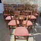 Lot of 15 old bistro chairs