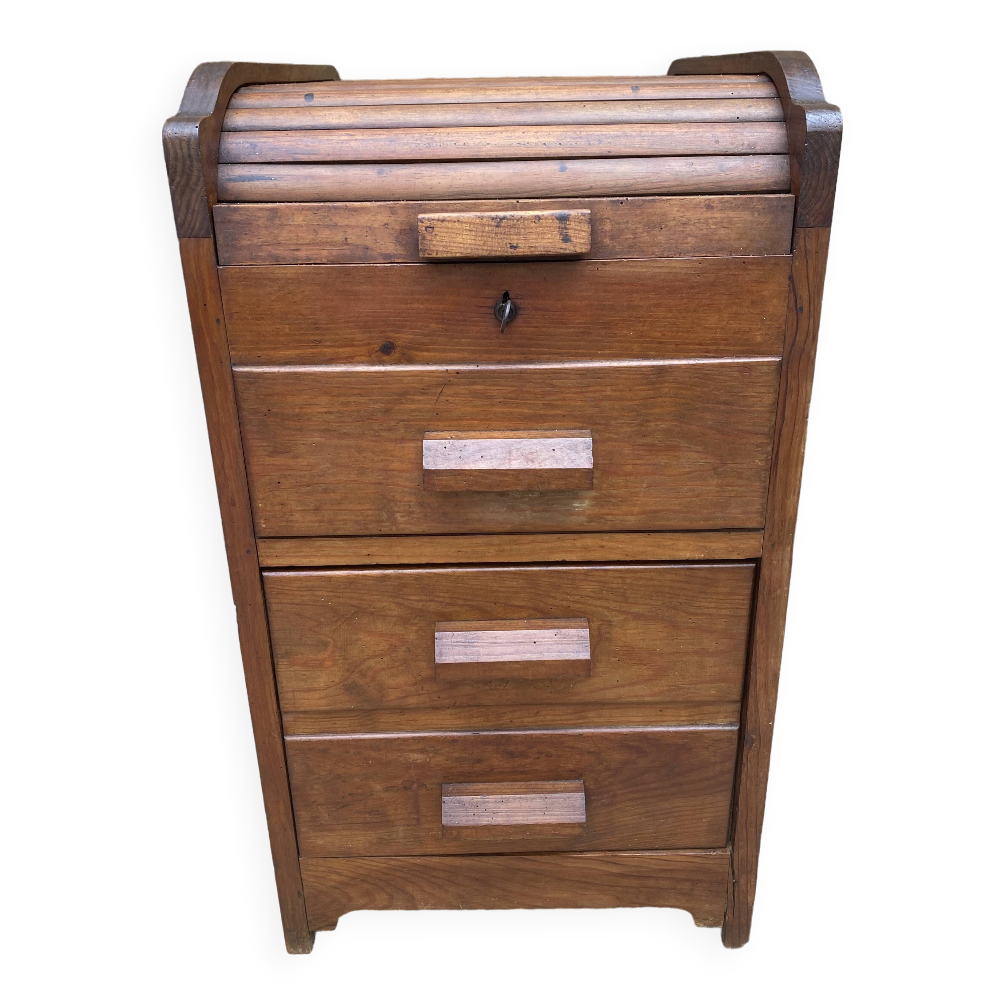 Office furniture, wooden sliding-door filing cabinet