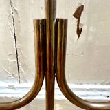 Brass trident candlestick