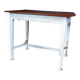English dairy table With Graffiti on the Top