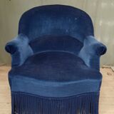 Blue toad armchair