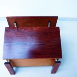 Table d'appoint avec porte revue en palissandre - 1960