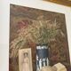 Watercolor on paper by Valentin Nossikov XXth Still Life with Heather