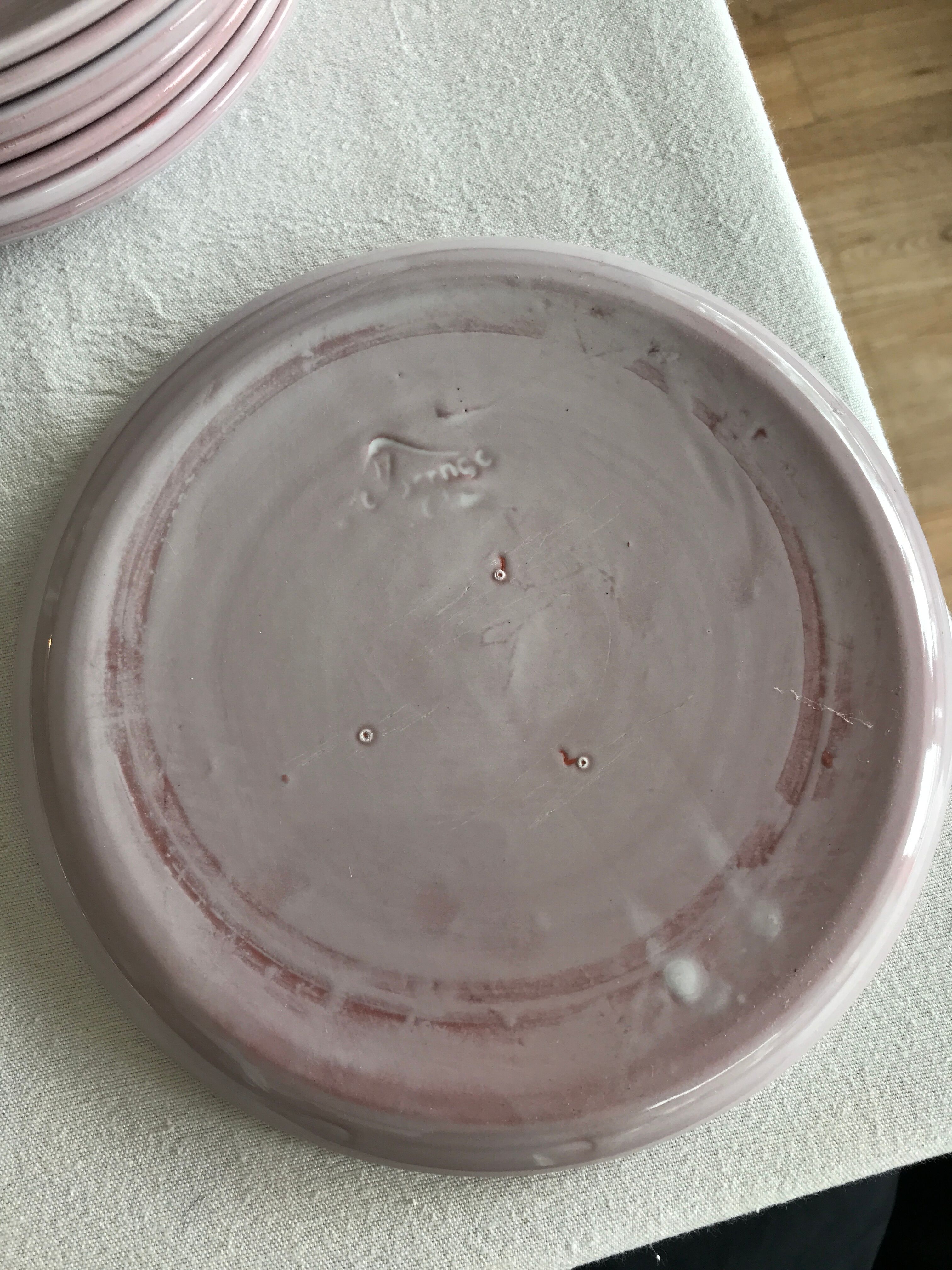 Assiettes dessert vintage