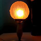 Art deco opaline lamp